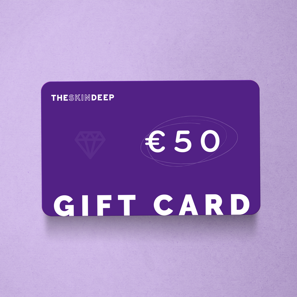 {THE AND} €50 GIFT CARD
